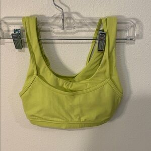 Lululemon Lime Green Sports Bra